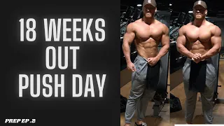 FULL DAY OF EATING ON PREP | 18 WEEKS OUT PUSH DAY