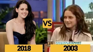 Kristen Stewart Interview Comparison and Evolution From age 13 to 27 young to old