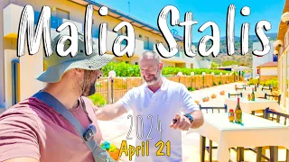 Stalis Crete, walking from Malia to Stalis, Drone shots, Kreta Griekenland, Greece 2024