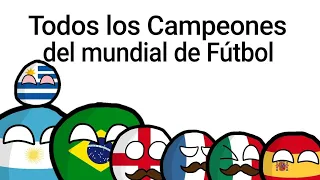 TODOS los CAMPEONES del MUNDIAL de FÚTBOL (1930 - 2022) | Countryballs