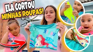 ELA CORTOU MINHAS ROUPAS * Olha no que deu* | feat. Amanda Branciforte