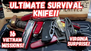 Unbooxing Ultimate Survival Knife Flown on 16 Vietnam Missions!