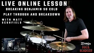 Breaking Benjamin So Cold Live  Play through and Lesson