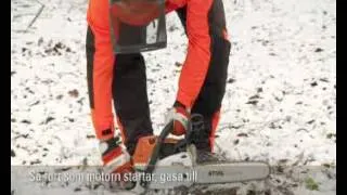 MS 241 C-EM start med M-Tronic, markstart. Guide och instruktionsvideo från STIHL.