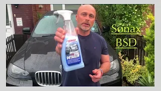 SONAX:(Sonax Brilliant Shine Detailer)! How to apply  Sonax BSD!! Use as drying aid!!Chemical test !