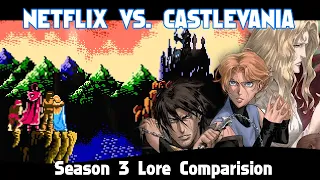 Netflix Castlevania: Season 3 vs. Lore