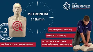 Resuscytacja - rytm uciśnięć klatki piersiowej