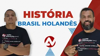 HISTÓRIA - Invasões Estrangeiras - Brasil Holandês (teoria) - Aprovação Virtual