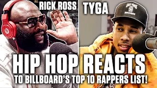 Hip Hop Reacts To Billboard's Top 10 Rappers List