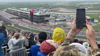 2021 NASCAR Cup series at COTA race start from turn 1 grandstands