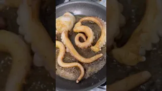 How to cook Juicy Octopus with Spinach🤤#shorts