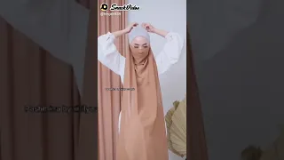 cara memakai cadar dari hijab pasmina ya semoga membantu 🙏👍