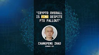 Binance CEO CZ: Crypto Overall Is Fine Despite FTX Fallout #shorts