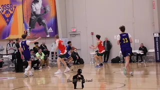 2024 6'6 G Jonathan Powell DROPS 45  (9 THREES) vs. an undefeated Indiana Elite 16U!!