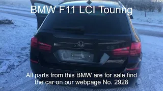 BMW F11 LCI Touring 530D N57N 2015 model 3.0L 258HK