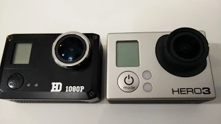 AMKOV SJ5000 (AMK5000) VS GoPro Hero3 BE