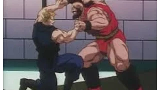 Street Fighter Guile vs Zangief fight [Супер драка: Персонажи игры "Уличный боец"]