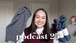 podcast 25 | a variety of small projects: some old wips, some gifts, and my first mystery KAL