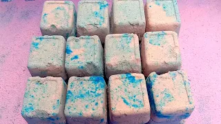 Pink with blue cubes crush |Oddly satisfying |Babys Twins Asmr