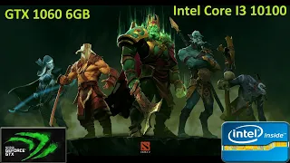 Dota 2 on Intel core i3 10100 - GTX 1060 6GB - 16 GB RAM