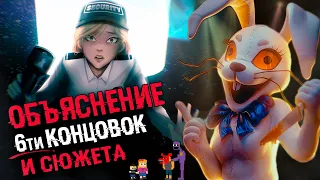 ВЕННИ И ГРЕГОРИ АНИМАТРОНИКИ | ВСЕ КОНЦОВКИ И СЮЖЕТ FNAF SECURITY BREACH -  ОБЪЯСНЕНИЕ