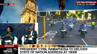 SONA 2022 I  President Cyril Ramaphosa arrives