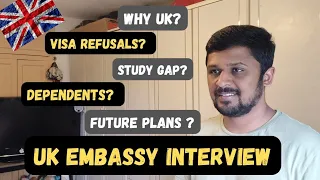 UK 🇬🇧 Embassy is Taking INTERVIEWS | UK Embassy Interview Questions and Answers | Study in UK 🇬🇧