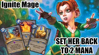 This deck is so UNDERATED right now | Ignite Mage | TITANS | Wild Hearthstone