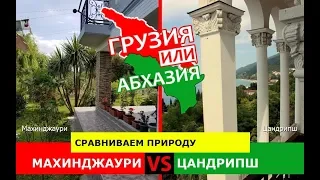 Махинджаури или Цандрипш | Сравниваем природу ☀️ Грузия или Абхазия - сравнение?