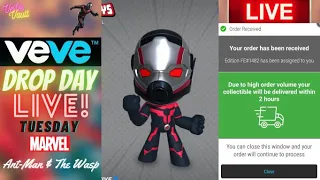 VeVe Drop Day LIVE - Ant-Man & The Wasp Marvel Mightys Blindbox NFT Drop - Digital Collectibles!