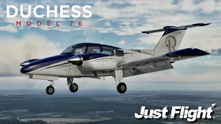 Just Flight Beechcraft Duchess Model 76 | First Look and Preview | X-Plane 12