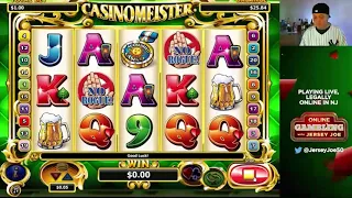 Casinomeister slots LIVE [Online Gambling with Jersey Joe # 75]