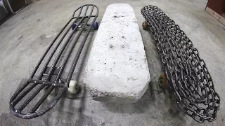 THE 3 HEAVIEST SKATEBOARDS IN THE WORLD!