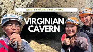 Liberty University students go caving for the first time