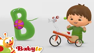 Charlie Meets the Letter B 😀  | Alphabet for Kids | Kids Cartoons @BabyTV