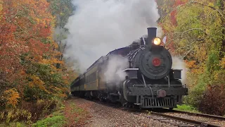 Foliage With 40 - Chase and Ride Along The Connecticut Valley Line