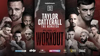 Josh Taylor Vs Jack Catterall 2 & Undercard Public Workout