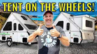 A TENT Travel Trailer! | Aliner CLASSIC & Aliner FAMILY