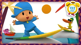 🏖 POCOYO em PORTUGUÊS do BRASIL - Férias na praia [132 min] | DESENHOS ANIMADOS para crianças