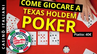 Come Giocare a Texas Hold 'Em POKER - Guida Completa!