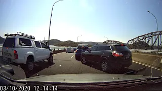 Multi-Car Pileup on Hawkesbury River Bridge, Pacific Highway(M1), Australia