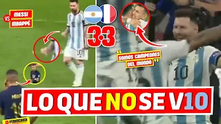 LO QUE NO SE VIO del ARGENTINA 3-3 FRANCIA ⛔ LAS LÁGRIMAS DE MESSI Y LA LOCURA DE LA FINAL MUNDIAL 😱