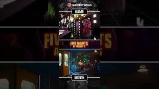 Five Night at Freddy's (FNAF) GAME VS MOVIE Comparison🔥#shorts #fnaf #trending