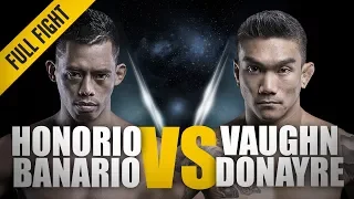 ONE: Full Fight | Honorio Banario vs. Vaughn Donayre | A Filipino Battle | April 2016