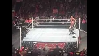 WWE Wrestlers Divas and Fans Sing Happy Birthday John Cena In Detroit