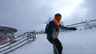 Poiana Brașov - freeride snowboarding in winter wonderland