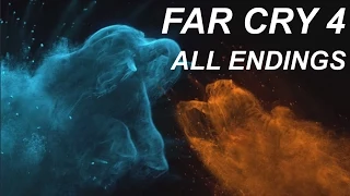 Far Cry 4 All 3 endings, good / bad / secret / alternative ending, cutscenes, PS4, Xbox One, end