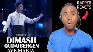 DIMASH | AVE MARIA | He DID IT AGAIN | Rapper REACTION & analysis