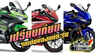 Ep.18 เทียบกัน 3รุ่น รุ่นไหนโดนใจคุณ CBR500R/Ninja400/R3