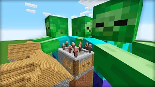 VILLAGER FOUND A LOT OF GIANT MONSTERS IN MINECRAFT Noob vs Pro battle